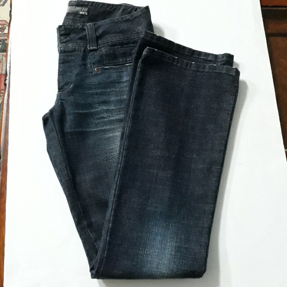 Joe's Midnight Button Fly straight leg Jeans women’s size 27